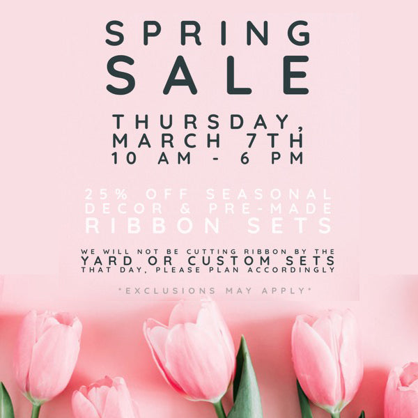 Spring Into Savings: Spectacular Spring Sale Event!