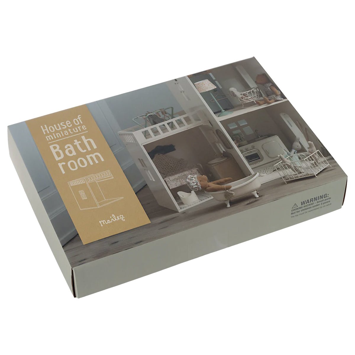 2019 Maileg Dollhouse | House of Miniature Bathroom - Knot and Spool