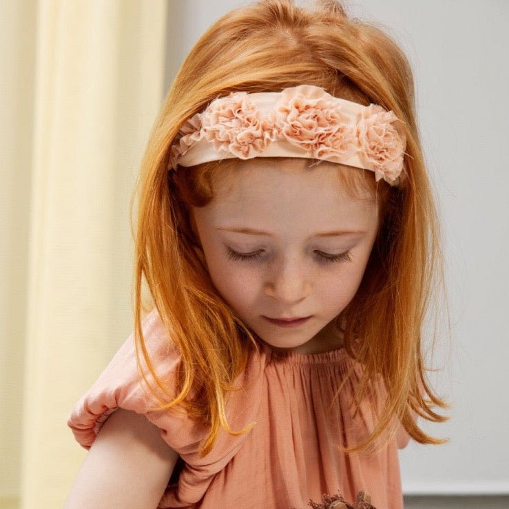 2023 Maileg Melon Flower Headband - Knot and Spool