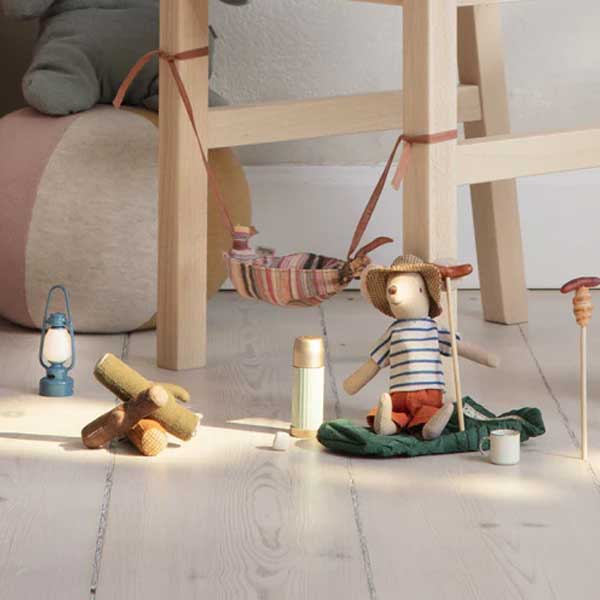 2023 Maileg Mouse Bonfire Set - Knot and Spool