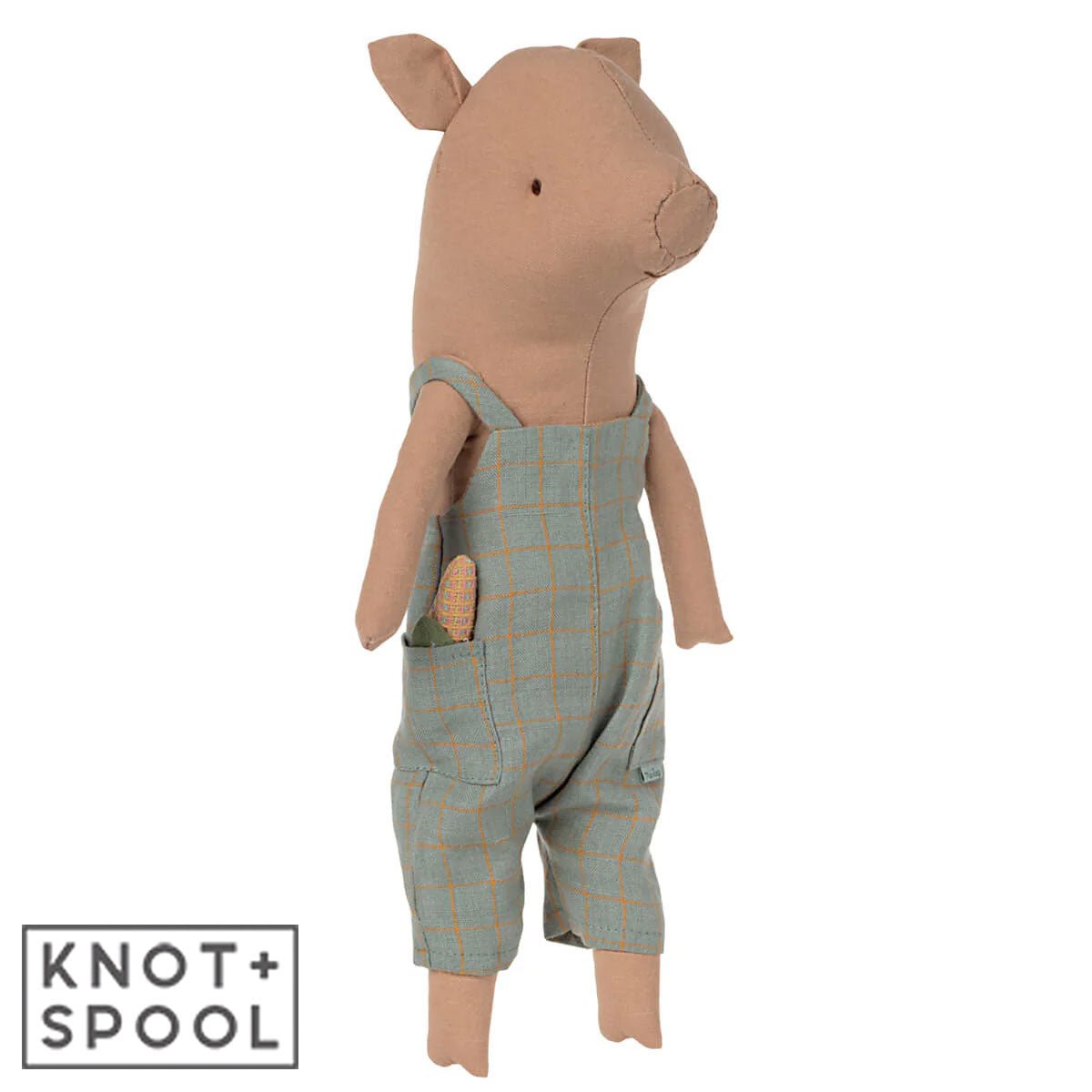 2023 Maileg Pig in Overalls LIMITED - Knot and Spool
