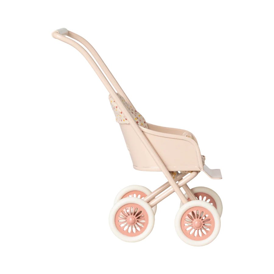 2023 Maileg Powder Micro Stroller - Knot and Spool