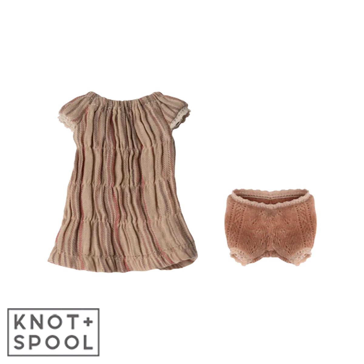 2024 Maileg Bunny Dress And Underwear | Size 1 - Knot and Spool