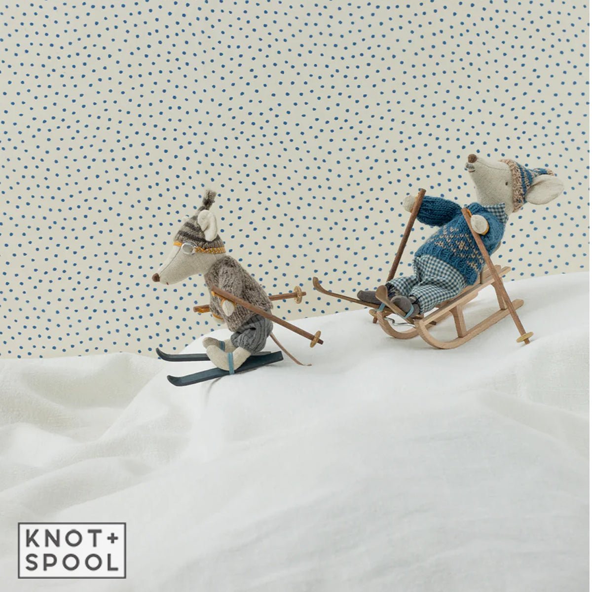 2024 Maileg Dad Mouse Knitted Sweater & Hat - Knot and Spool