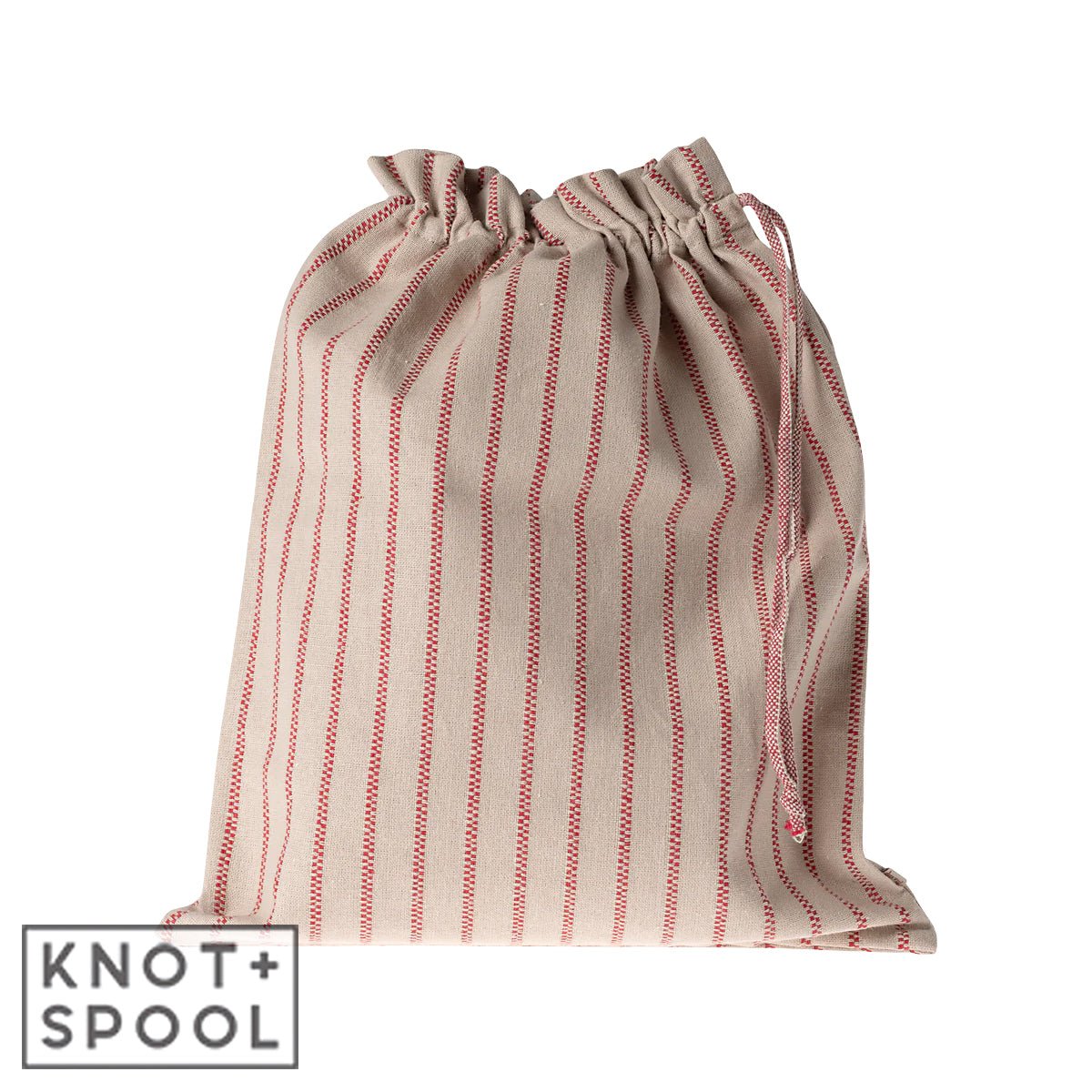 2024 Maileg Large Sand & Red Bag - Knot and Spool