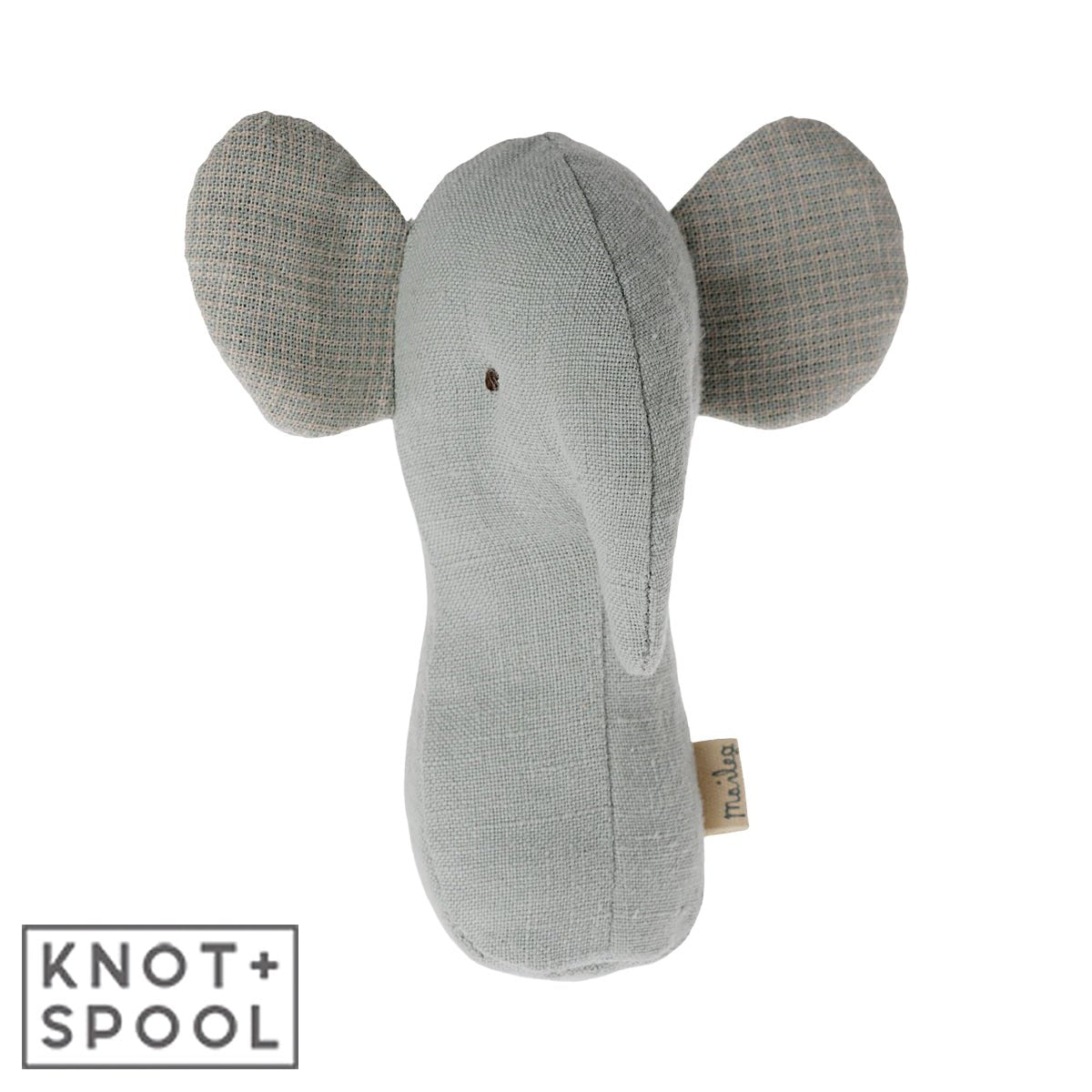 2024 Maileg Lullaby Elephant Rattle | Dusty Blue - Knot and Spool
