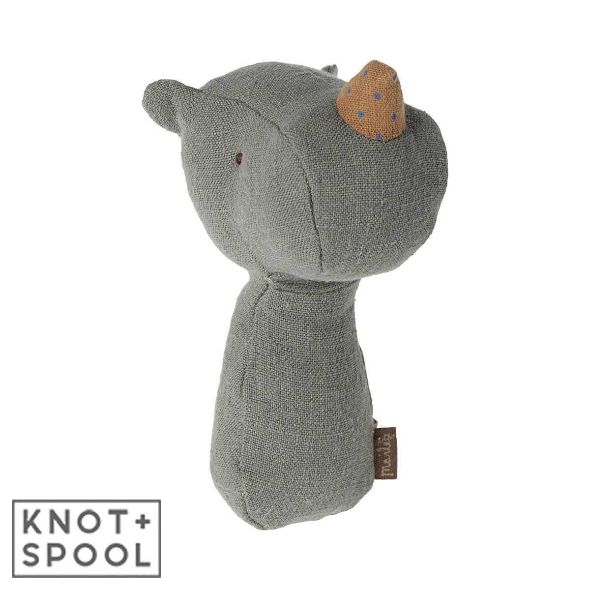 2024 Maileg Lullaby Friends Pine Rhino Rattle - Knot and Spool