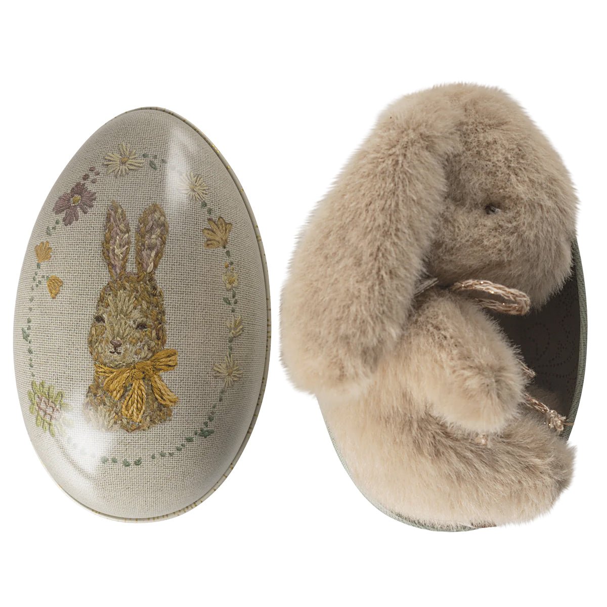 2024 Maileg Mini Creme - Peach Plush Bunny - Knot and Spool