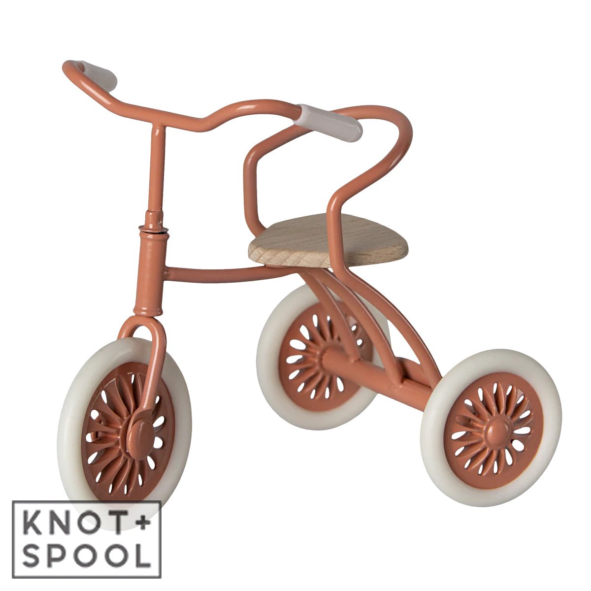 2024 Maileg Mouse Coral Abri À Tricycle - Knot and Spool