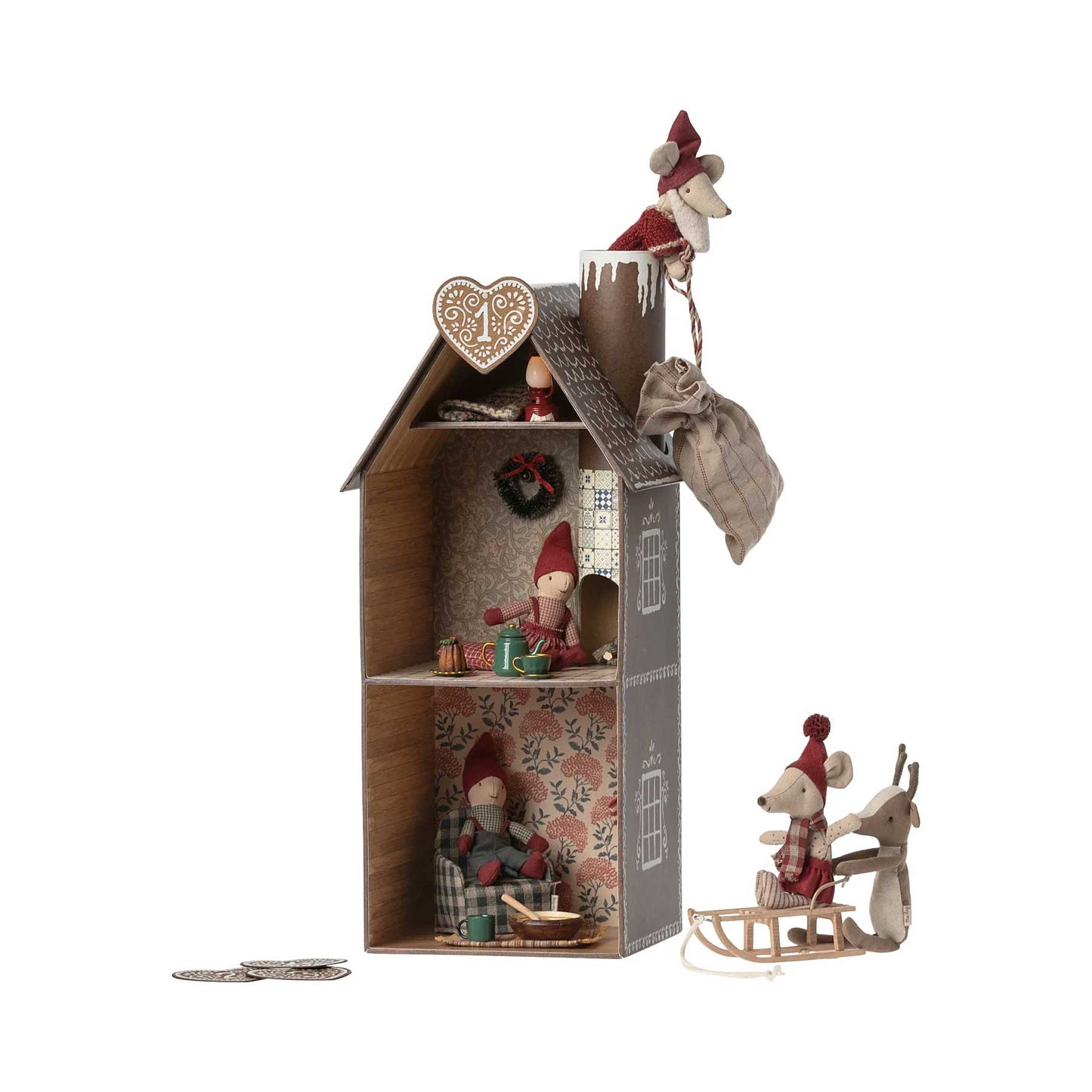 2024 Maileg Mouse Gingerbread House - Knot and Spool