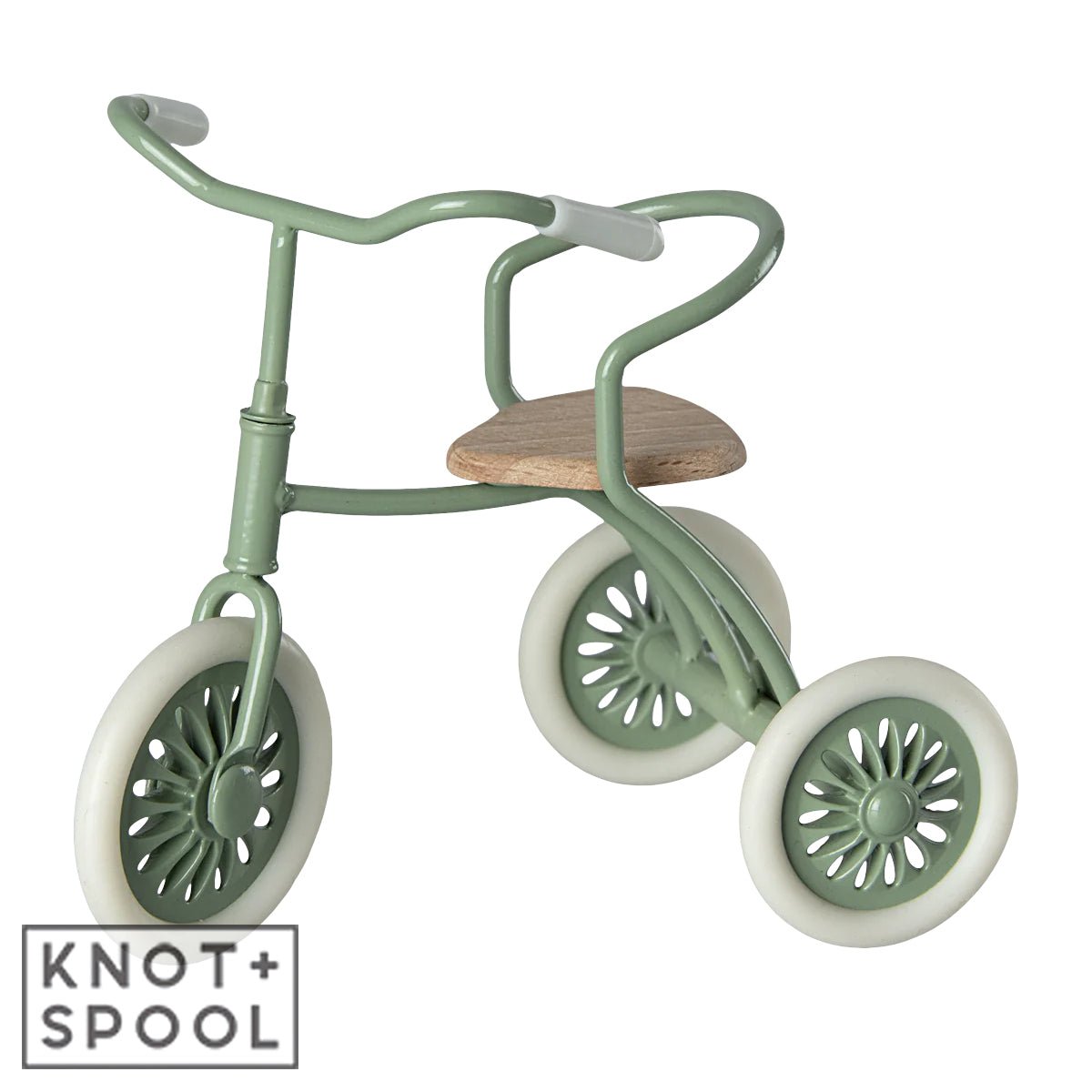 2024 Maileg Mouse Green Abri À Tricycle - Knot and Spool