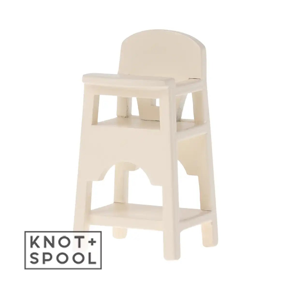 2024 Maileg Mouse Off - White High Chair - Knot and Spool