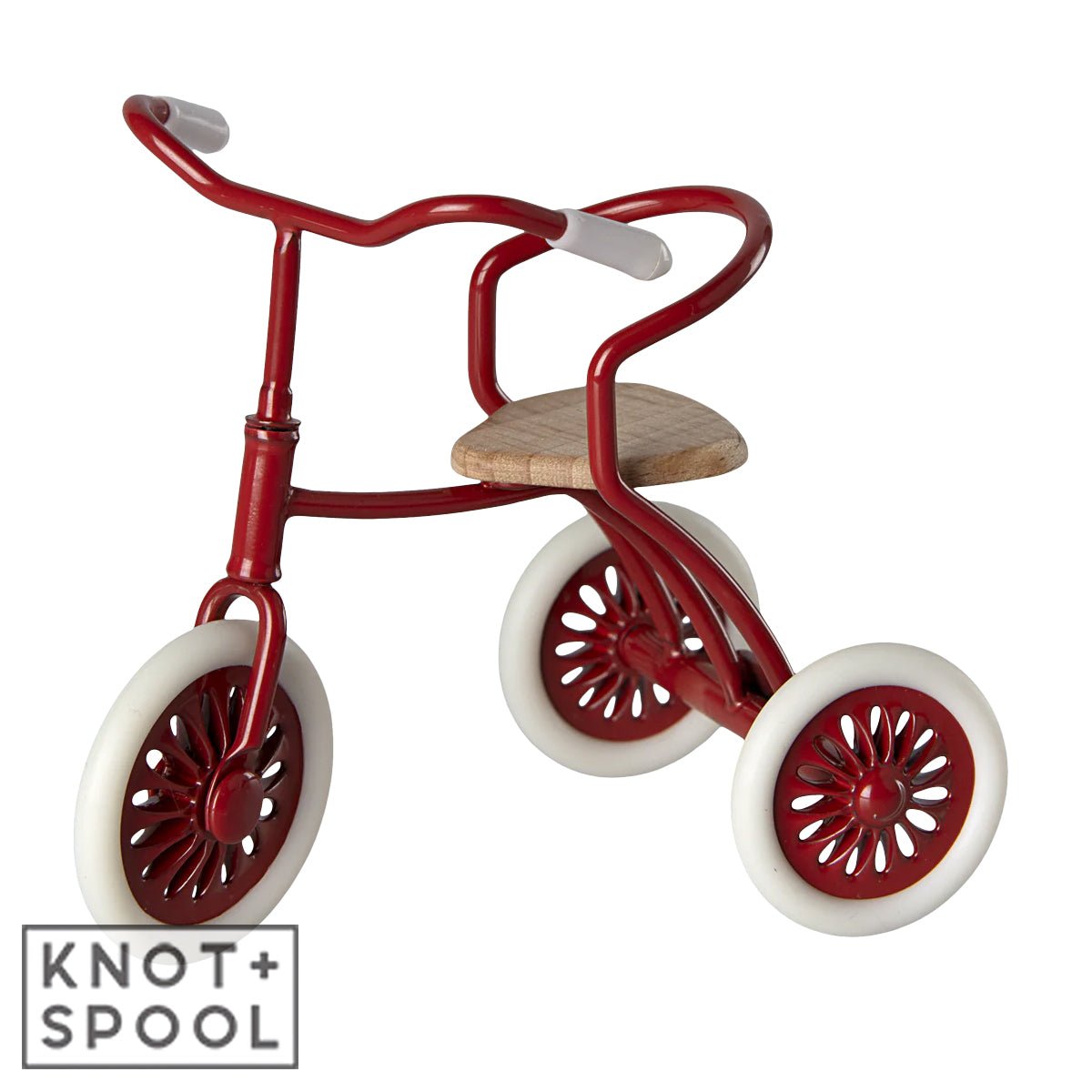 2024 Maileg Mouse Red Abri À Tricycle - Knot and Spool