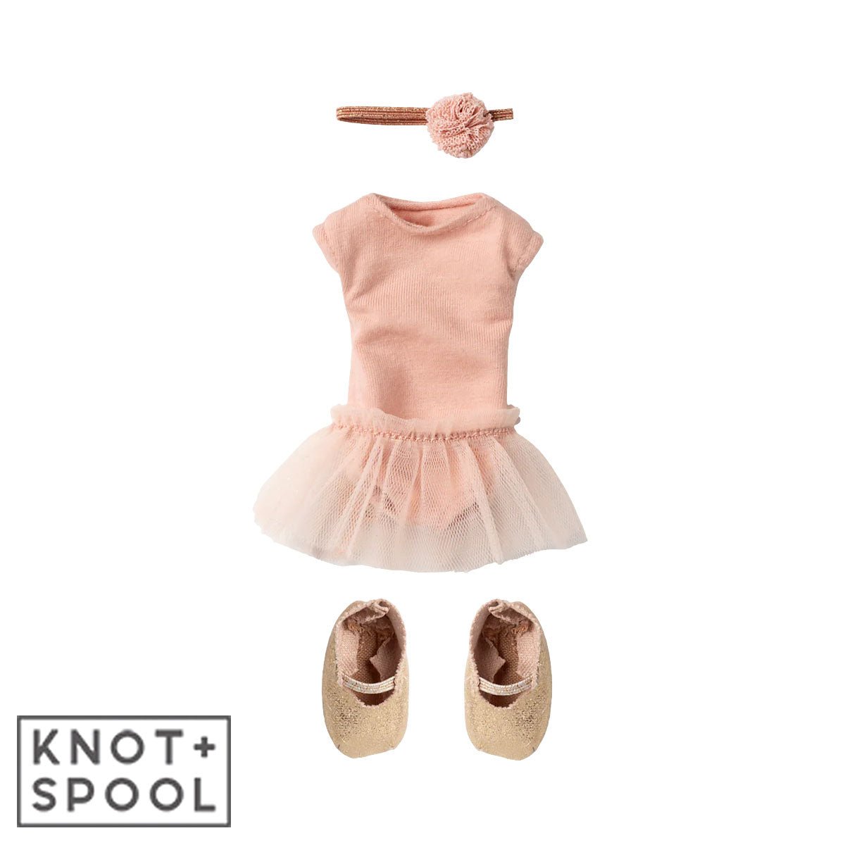 2025 Maileg Ballet Suit & Rose Skirt | Size 2 - Knot and Spool