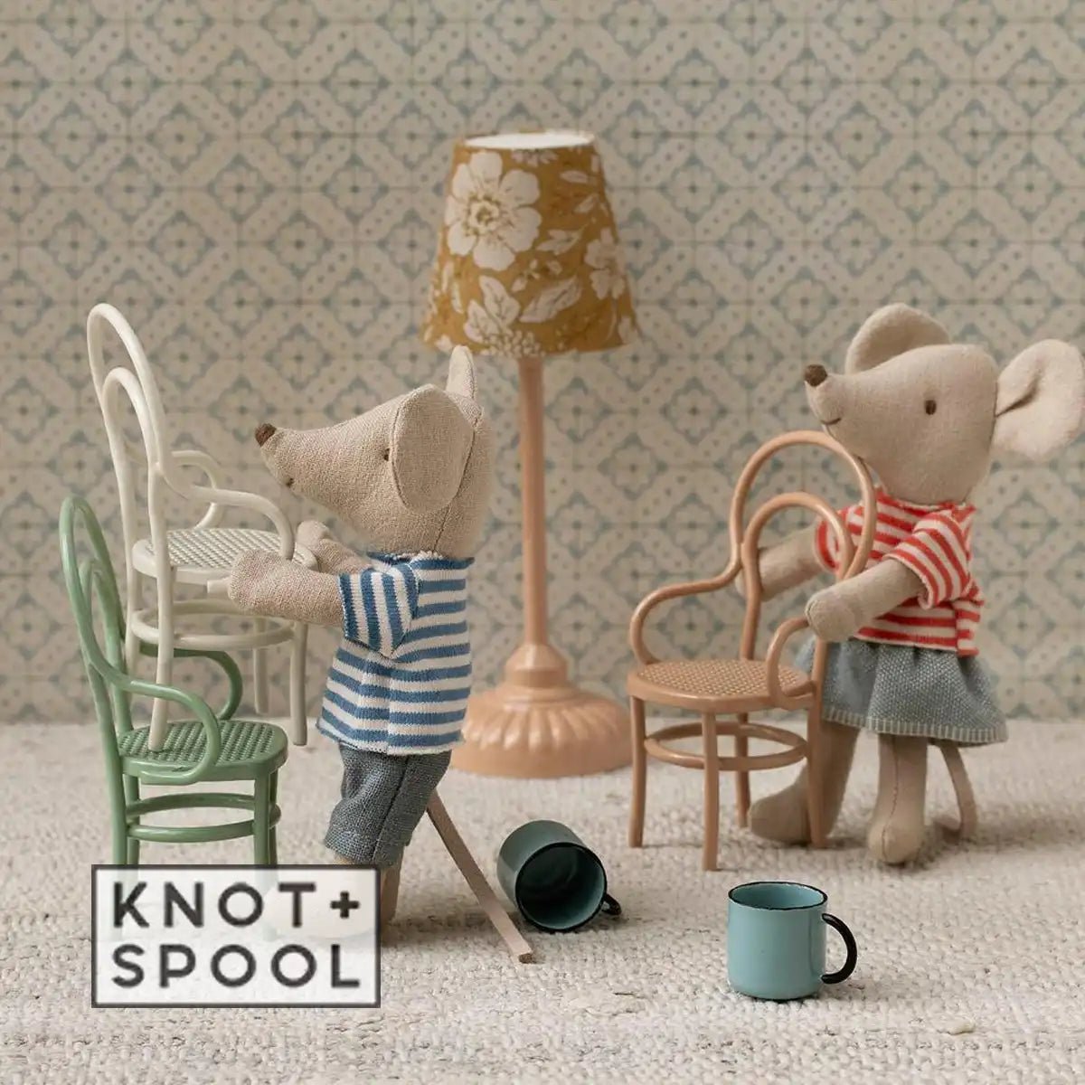 2025 Maileg Louimax And Stella, Little Brother And Sister Mice - Knot and Spool
