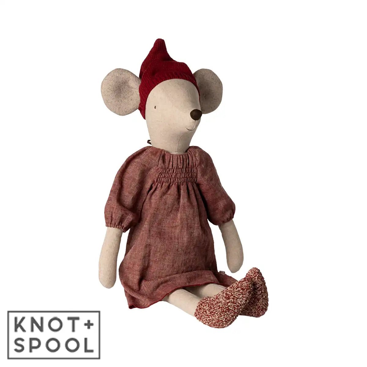 2025 Maileg Maxi Girl Christmas Mouse - Knot and Spool
