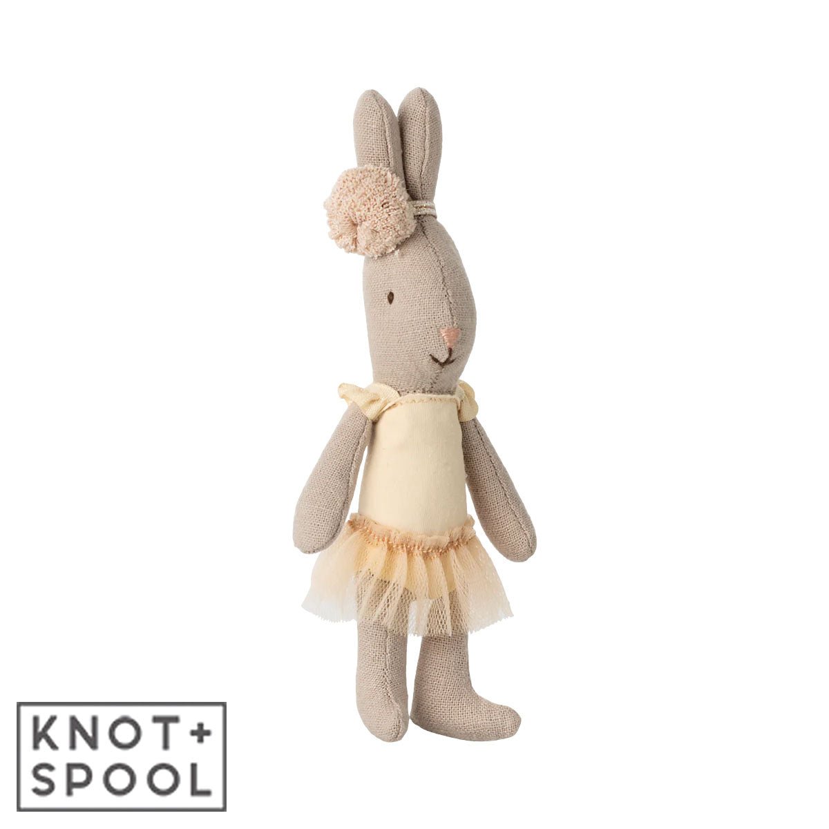 2025 Maileg Micro Rabbit in Ballet Suit & Cream Skirt - Knot and Spool