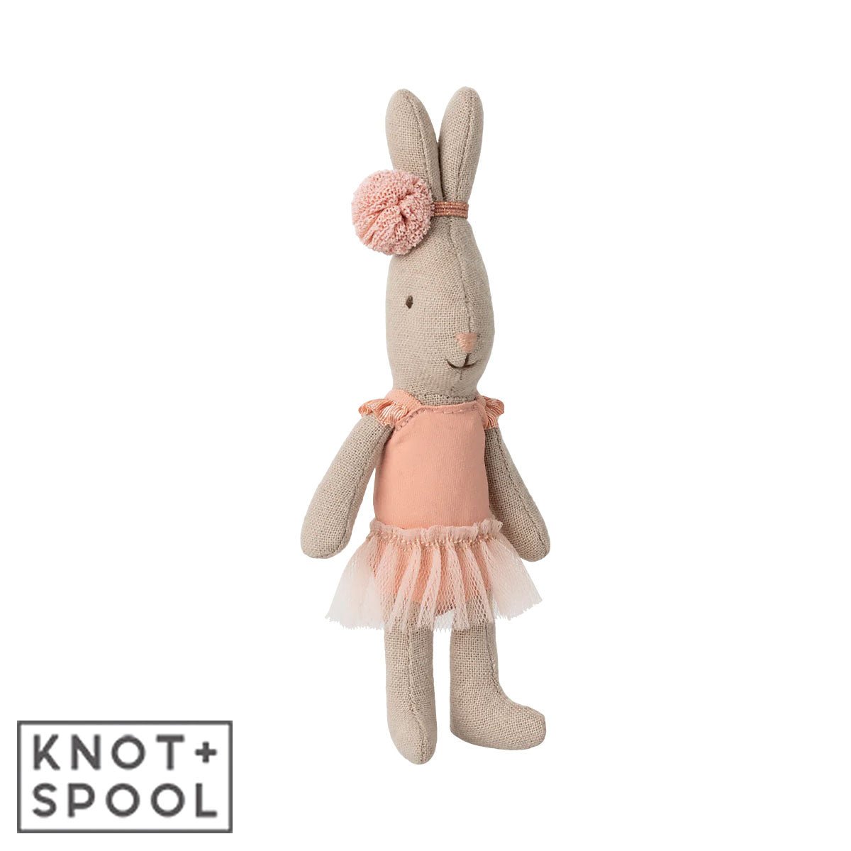 2025 Maileg Micro Rabbit in Ballet Suit & Rose Skirt - Knot and Spool