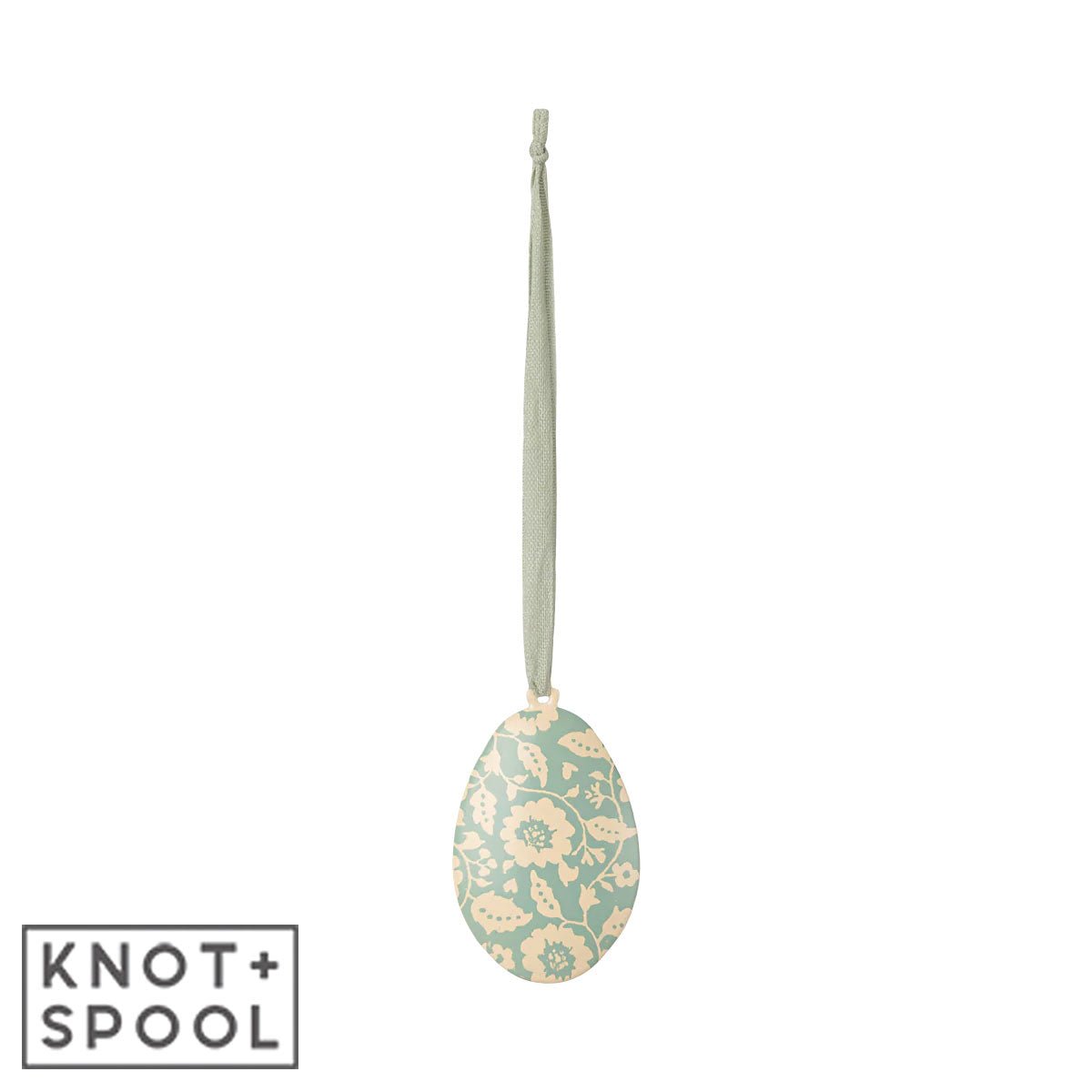 2025 Maileg Mint Flowers Easter Egg Ornament - Knot and Spool