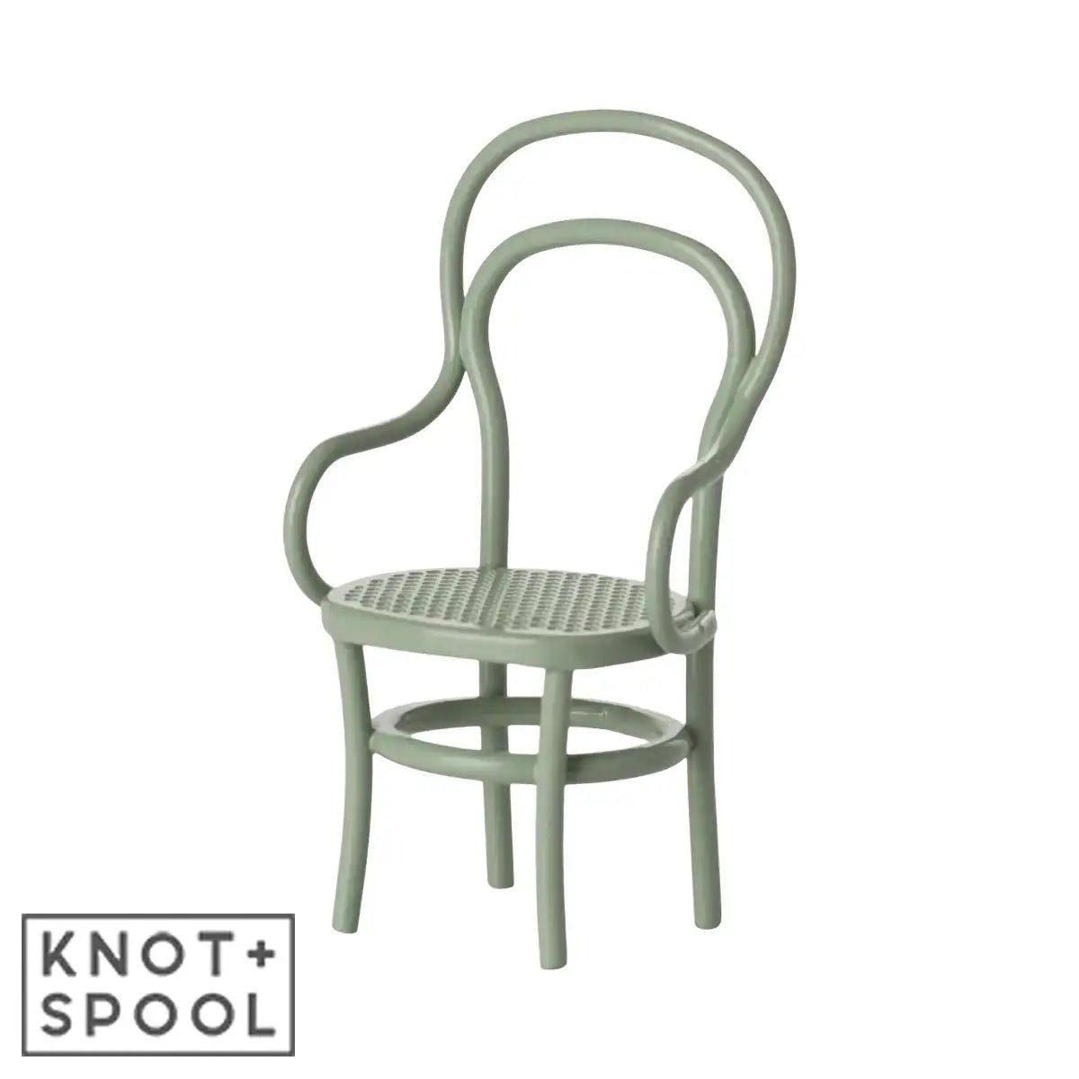 2025 Maileg Mouse Mint Vintage Chair - Knot and Spool