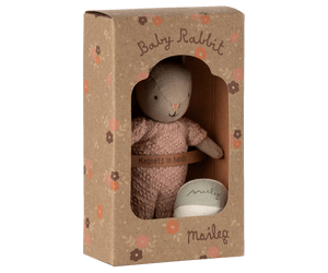 2025 Maileg Sand - Rose Micro Rabbit Set - Knot and Spool