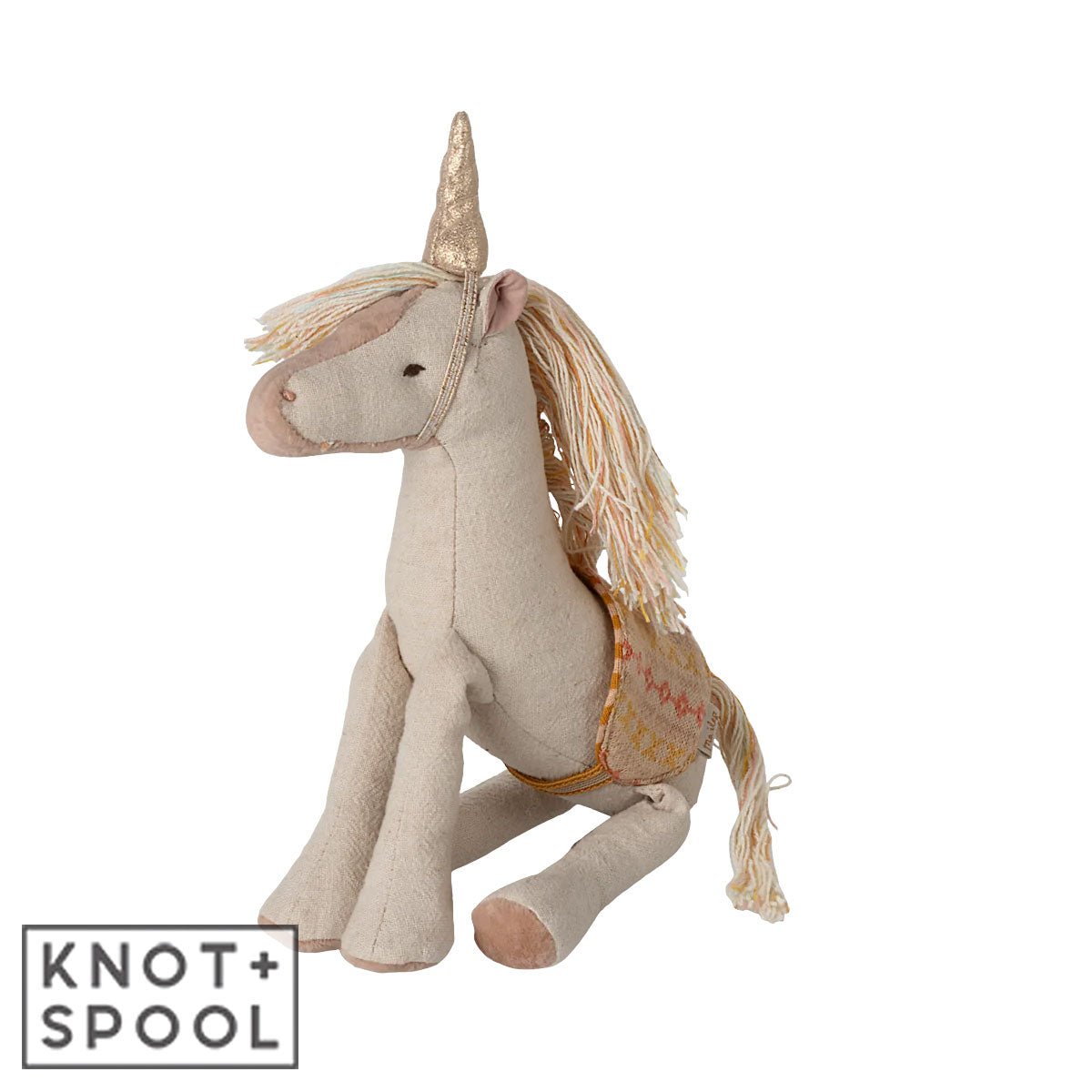 2025 Maileg Unicorn, Small - Knot and Spool