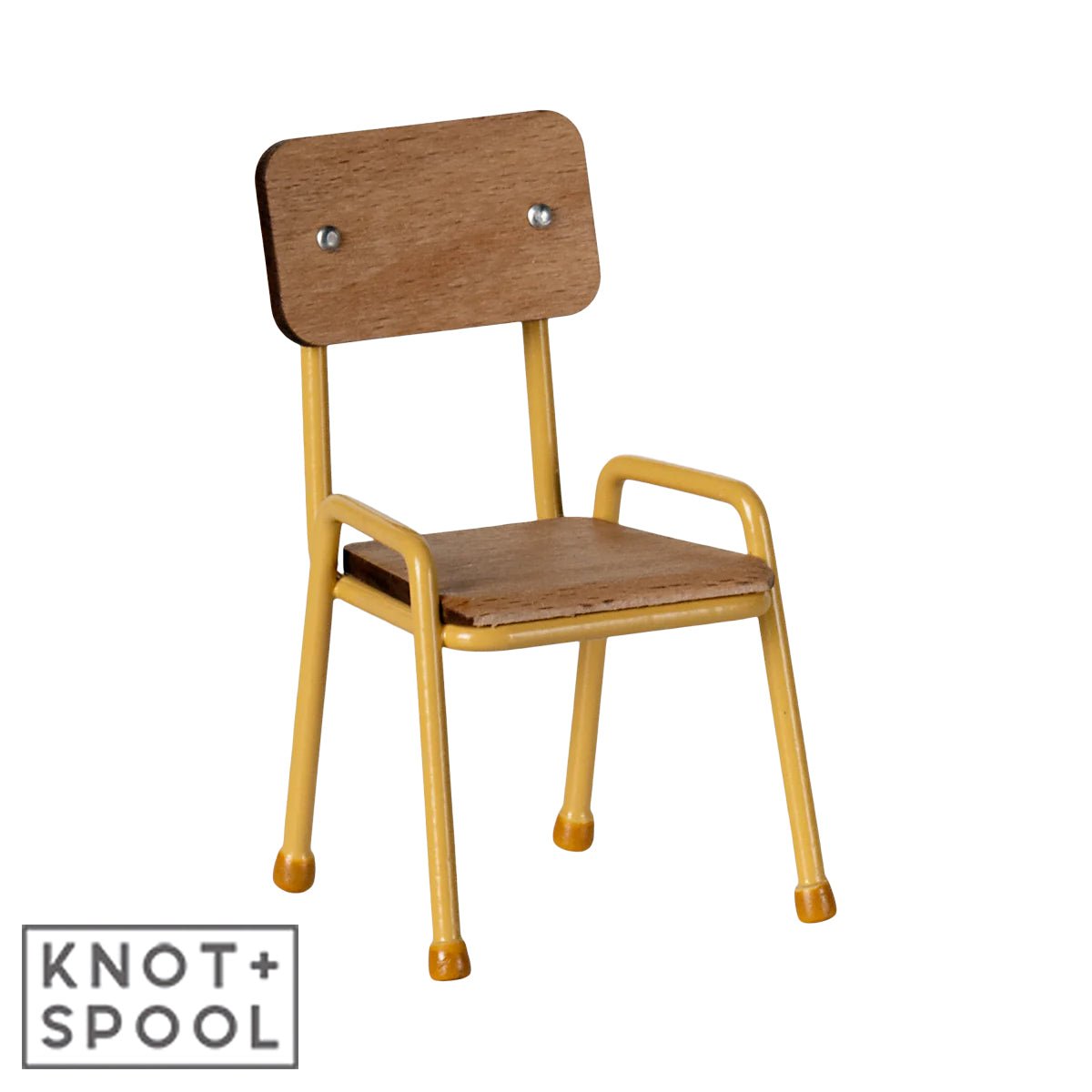2025 Maileg Yellow Mouse Chair - Knot and Spool