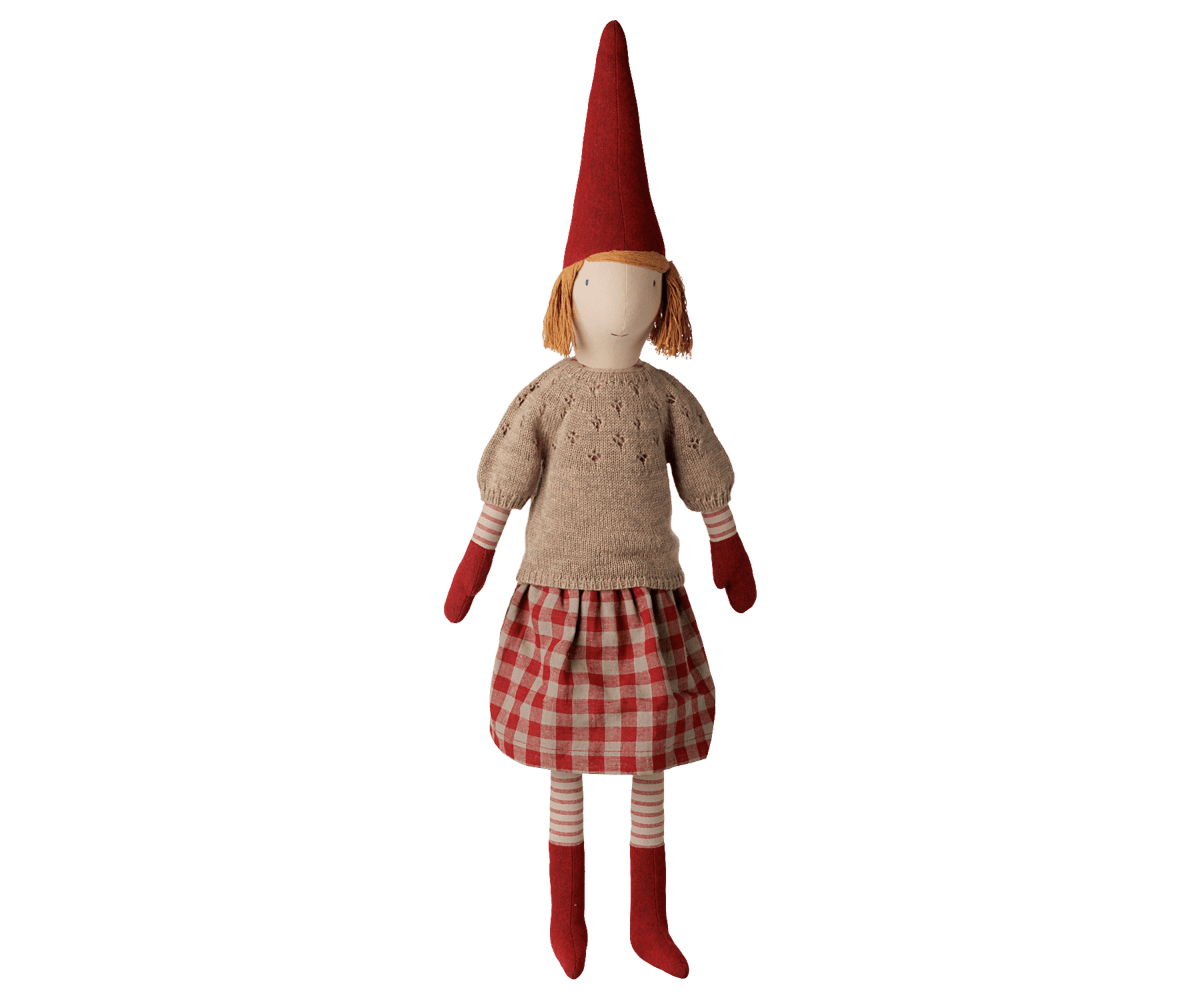 2026 Maileg Girl Pixy with Knitted Shirt| Size 5 - Knot and Spool