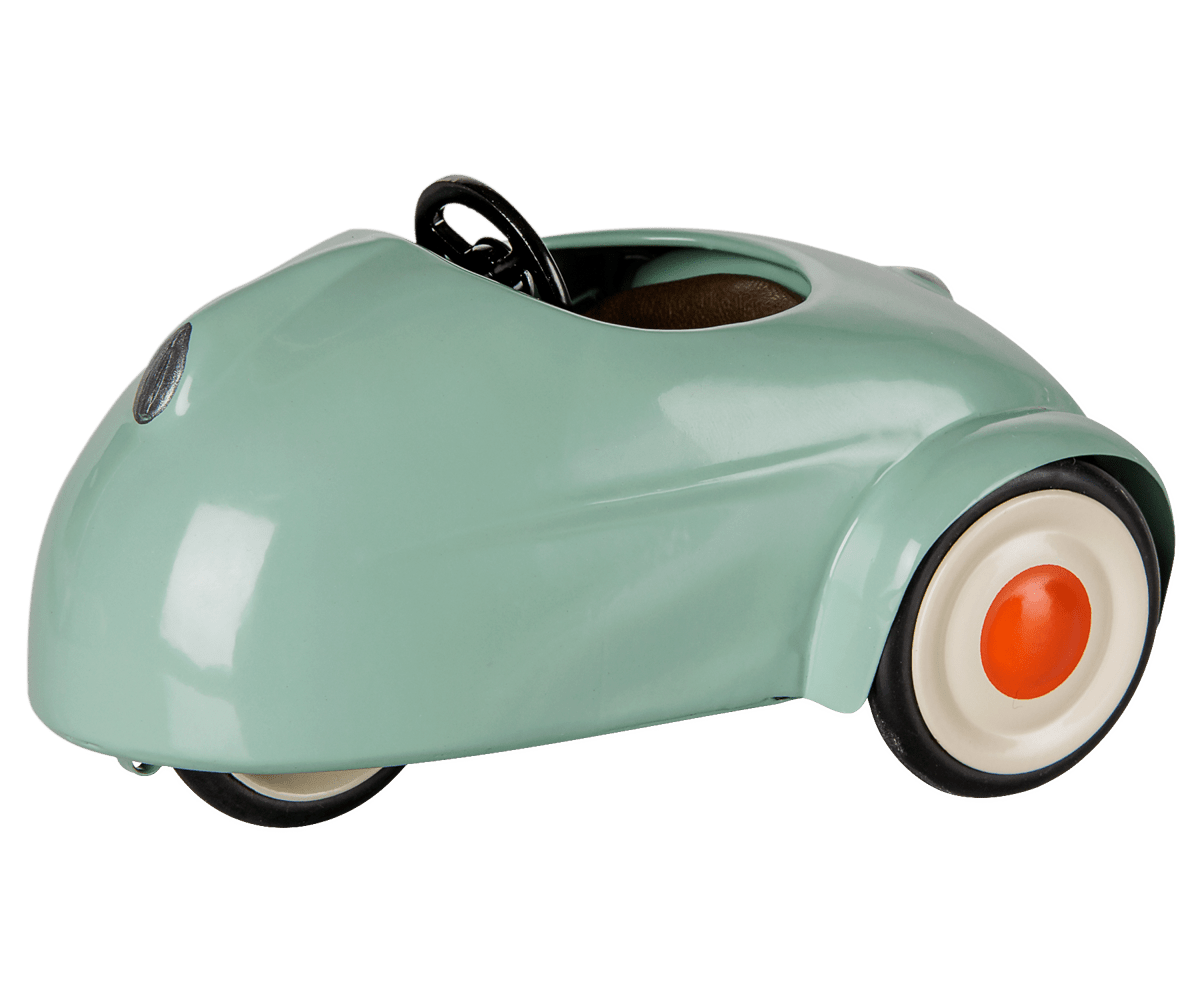 2026 Maileg Light Mint Mouse Car - Knot and Spool