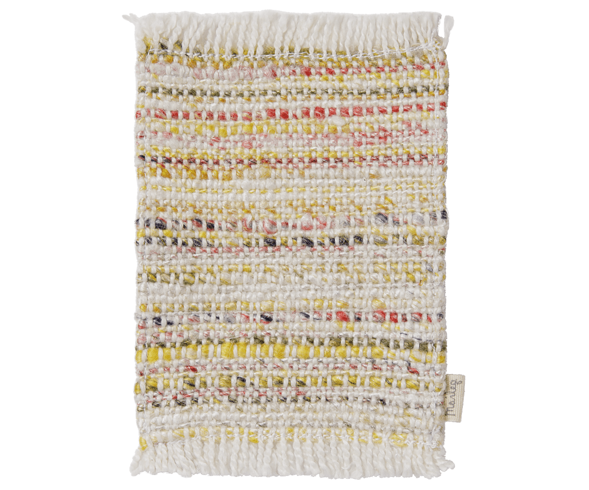 2026 Maileg Multi Stripe Mini Mouse Rug - Knot and Spool