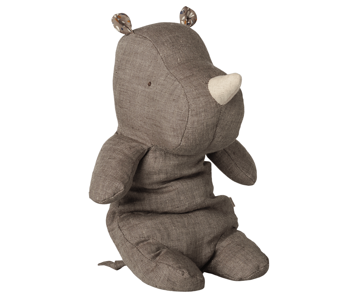 2026 Maileg Safari Friends Medium Grey Blend Rhino - Knot and Spool