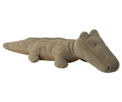 2026 Maileg Safari Friends Medium Olive - Green Crocodile - Knot and Spool