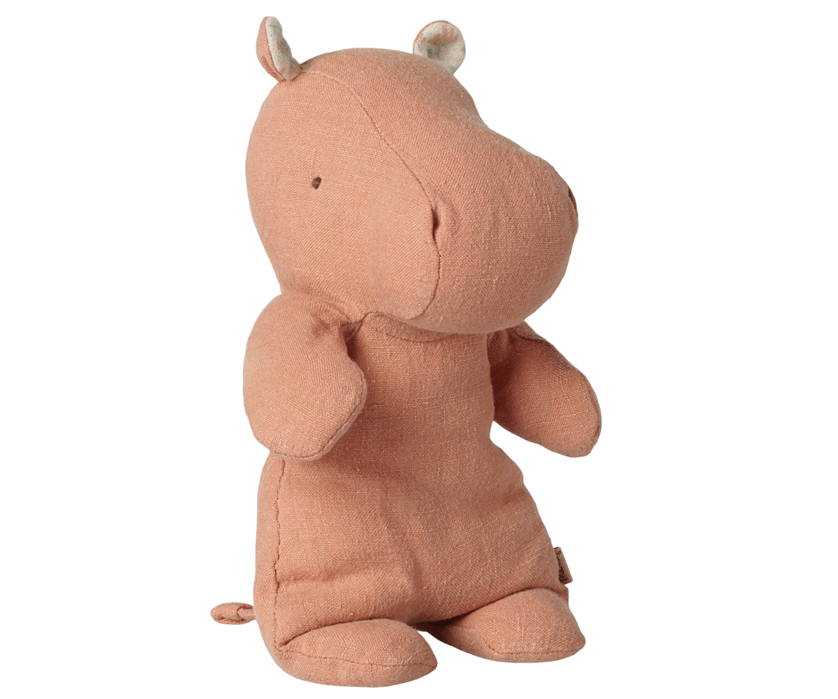 2026 Maileg Safari Friends Small Dusty Coral Hippo - Knot and Spool