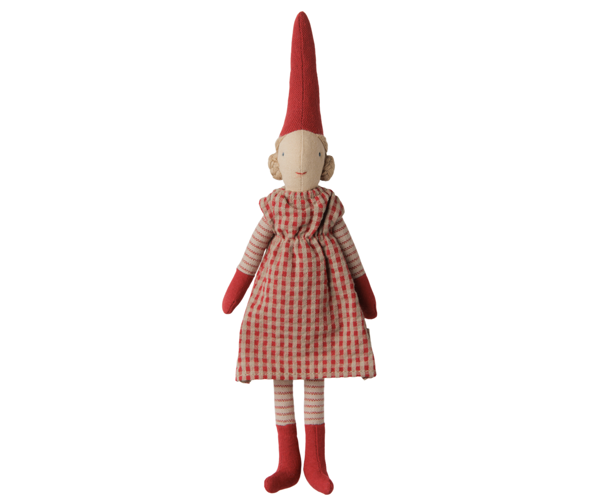 2026 Maileg Girl Pixy in Red Dress | Size 1