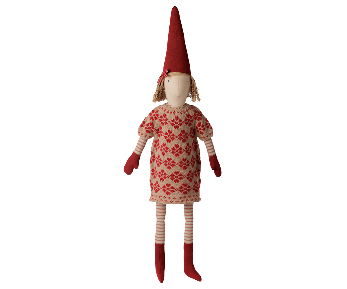 2026 Maileg Girl Pixy with Knitted Flower Dress | Size 5