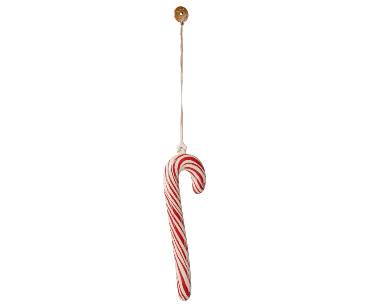 2026 Maileg Large Metal Sugar Cane Ornament - Stripe