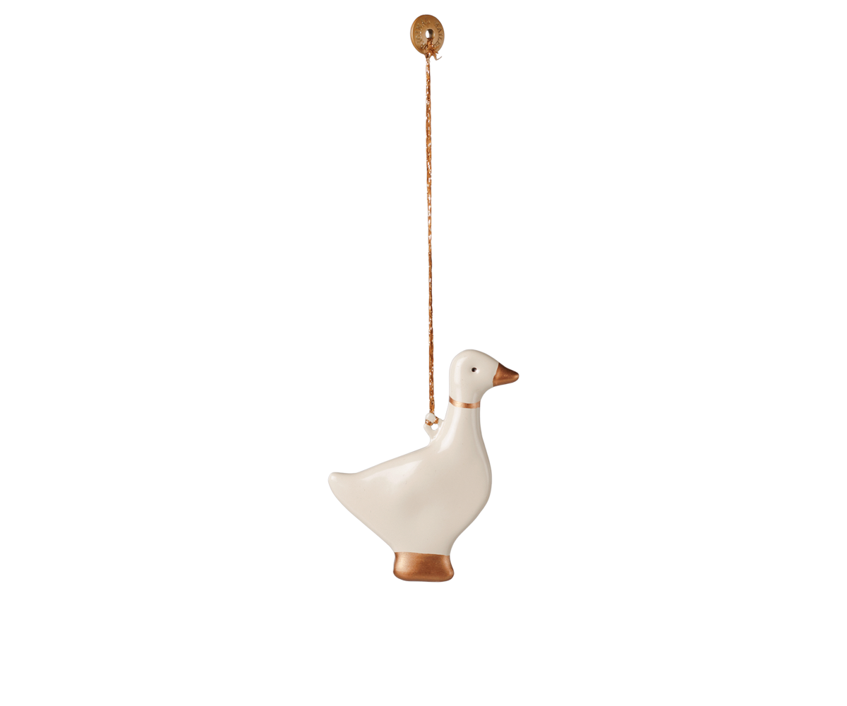 2026 Maileg Metal Goose Ornament - Gold