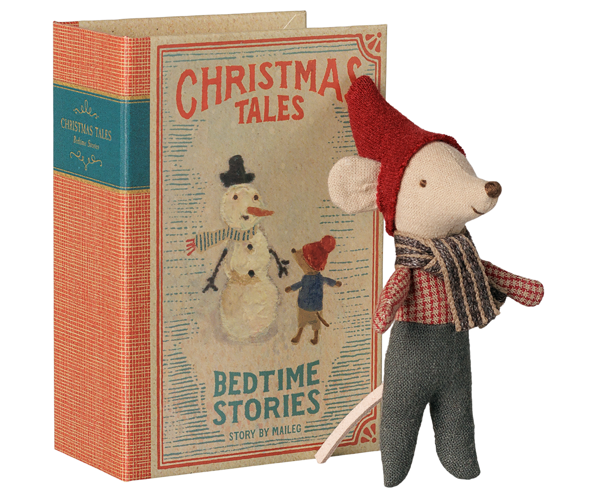 2026 Maileg Christmas Mouse, Baby in book
