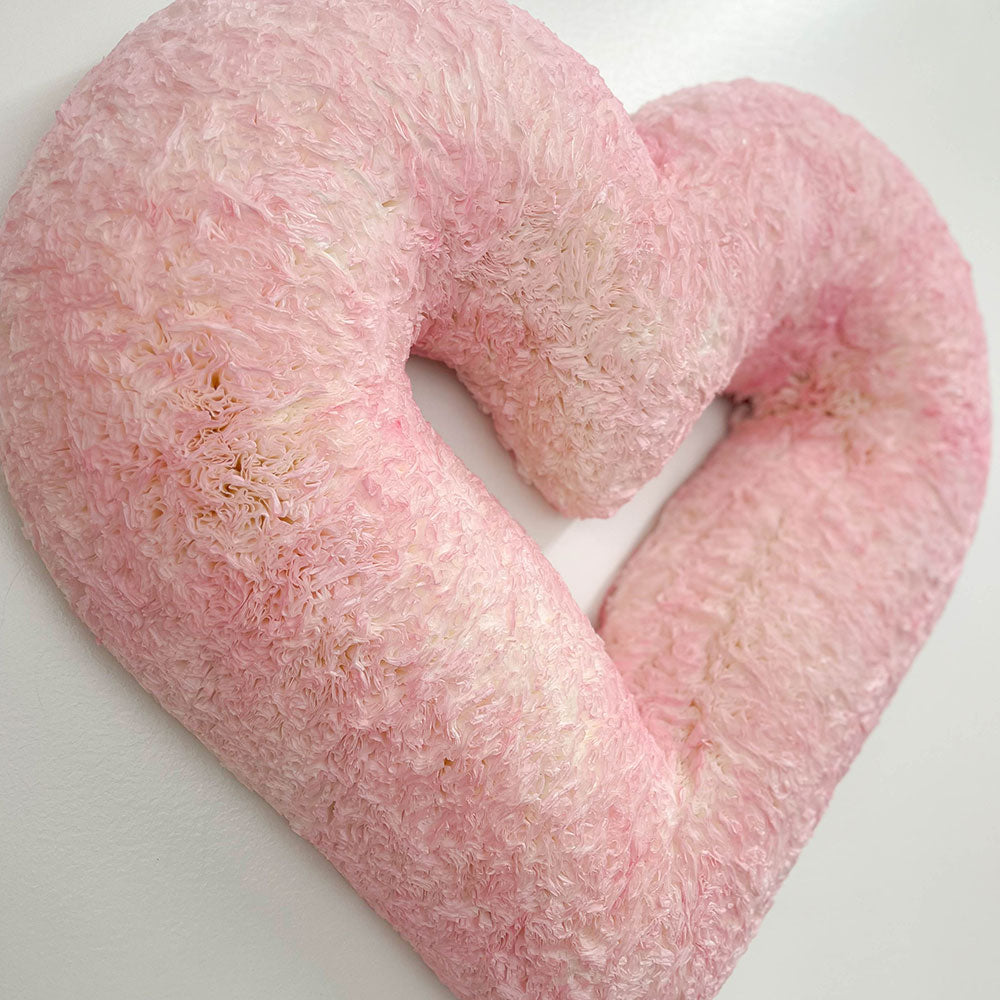 Light Pink Heart Coffee Filter Wreath
