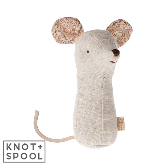 Maileg Lullaby Friends Nature Mouse Rattle