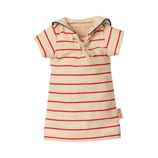 Maileg Sailor Bunny's Red Striped Dress |