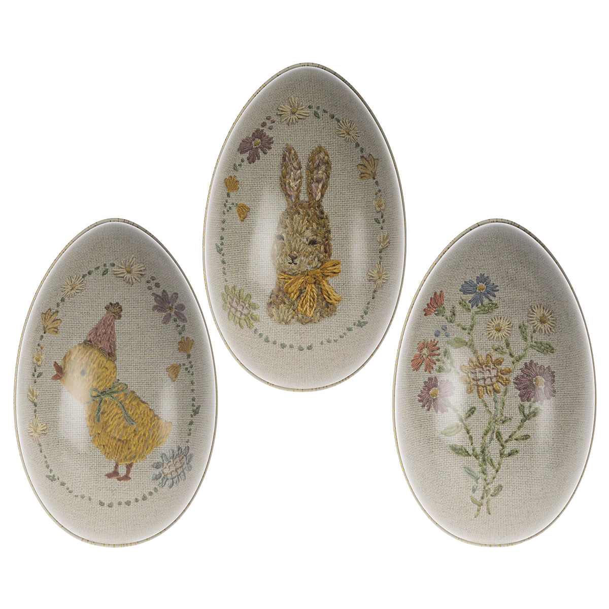 3 Maileg Small Rabbit Easter Eggs