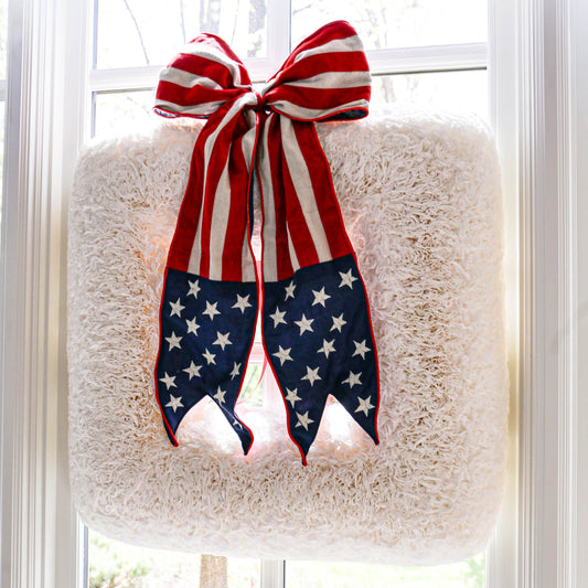 Patriotic Banister Bow