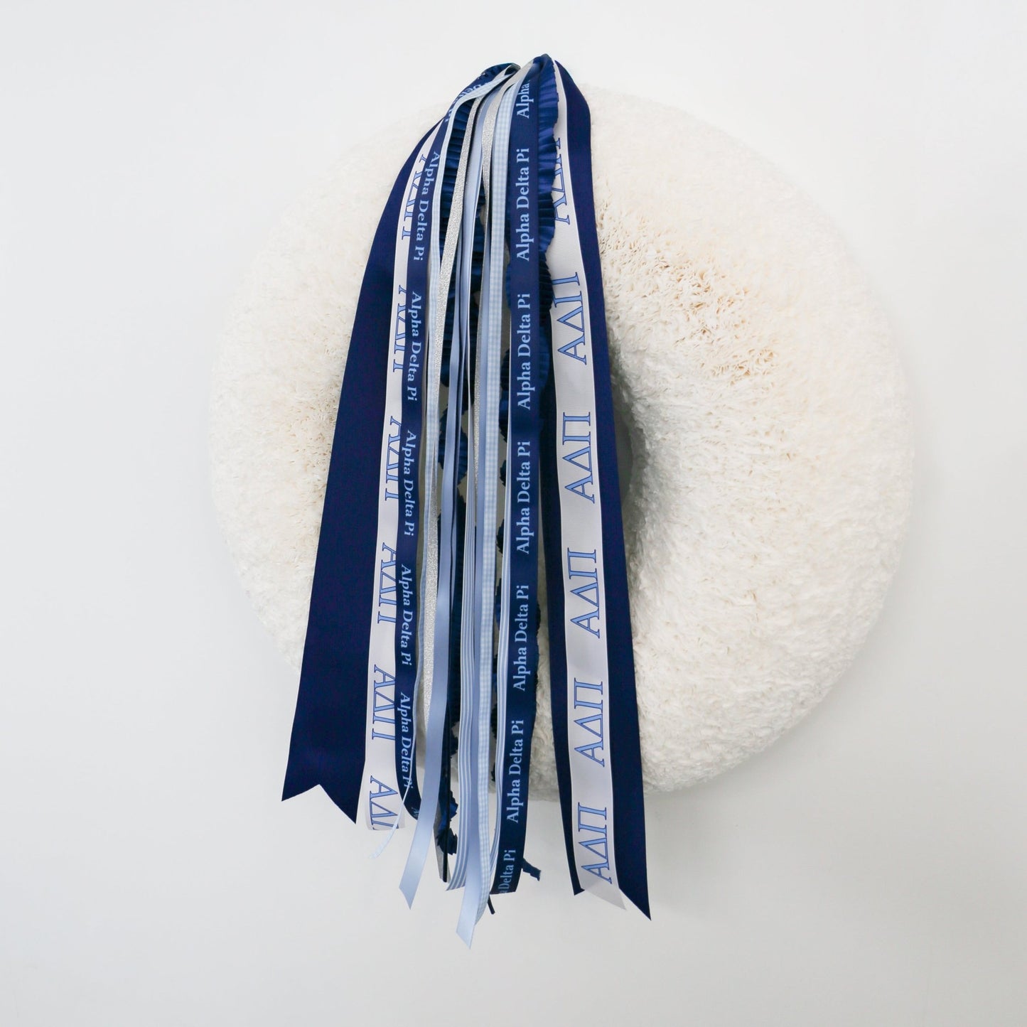 Alpha Delta Pi Ribbon Set Without Bow - Knot and Spool