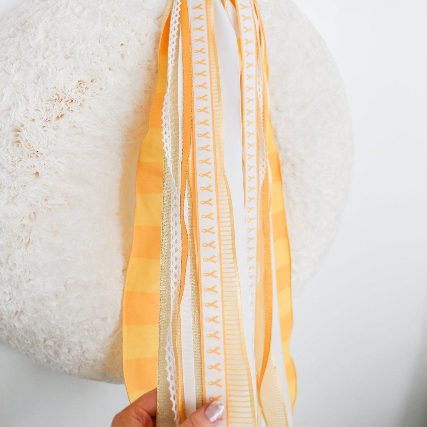 Childhood Cancer Awareness RIBBON SET™ (without Bow) - Knot and Spool