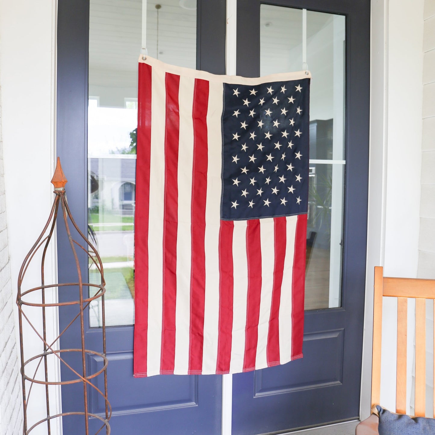 Classic Americana Fabric Flag | 60 - in x 36 - in - Knot and Spool