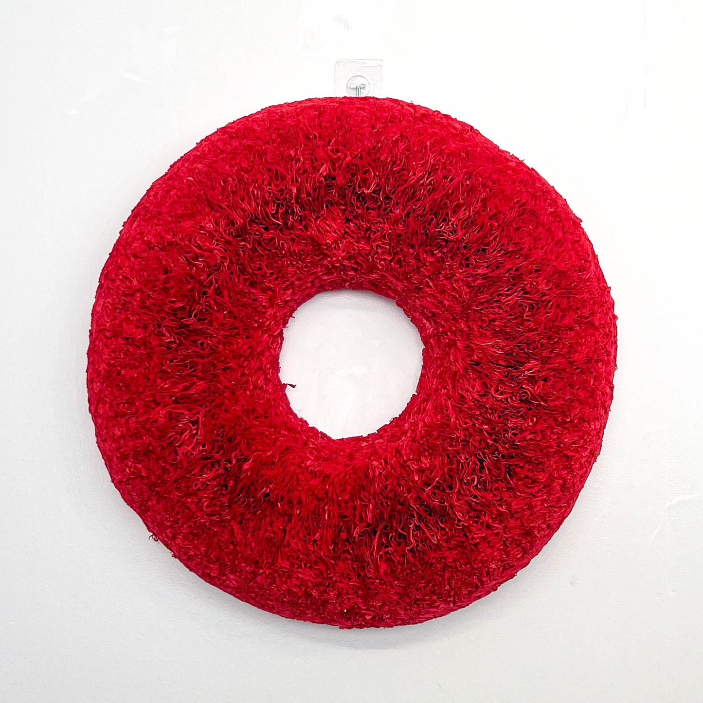 Crimson Red Coffee Filter Wreath - Knot and Spool