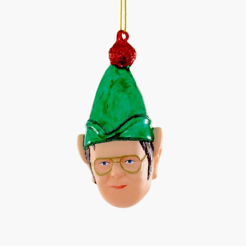 Dwight the Christmas Elf Ornament