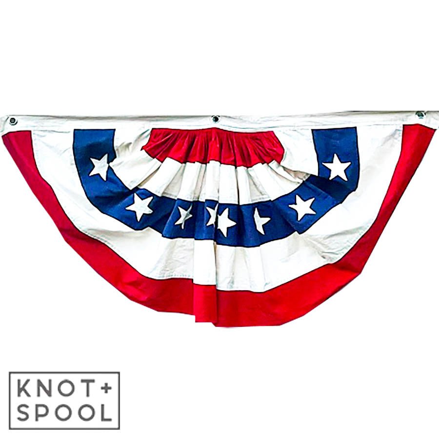 Heritage Flag Bunting | 36" X 70" - Knot and Spool