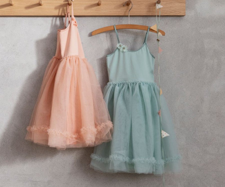 Maileg Princess Tulle Dress, 2 - 3 Years - Mint - Knot and Spool